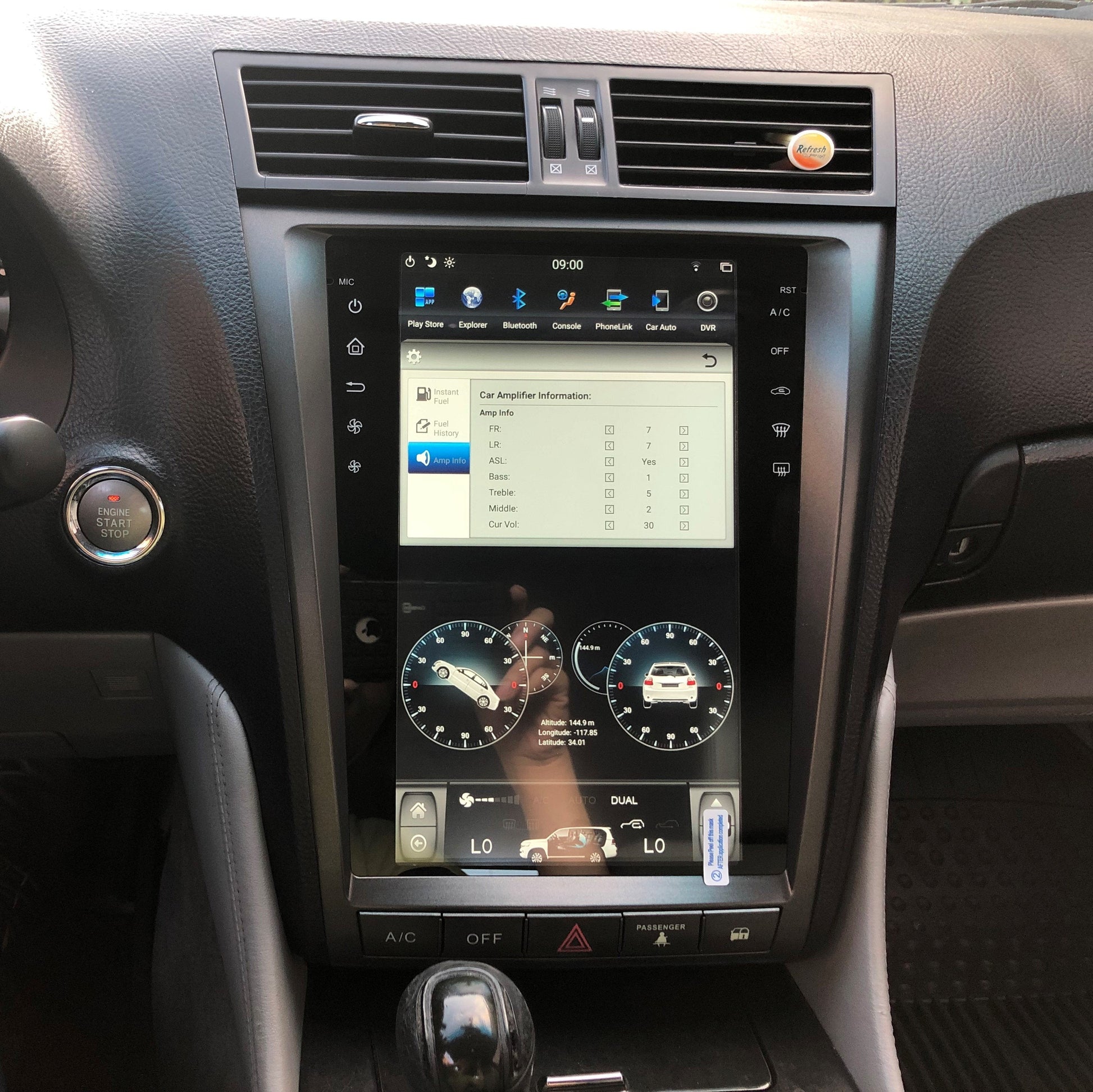 [open box] [ PX6 SIX-CORE ] 11.8" Vertical Screen Android 9 Fast boot Navigation Radio for Lexus GS 300 350 430 450h 460 2005 - 2011-Phoenix Automotive