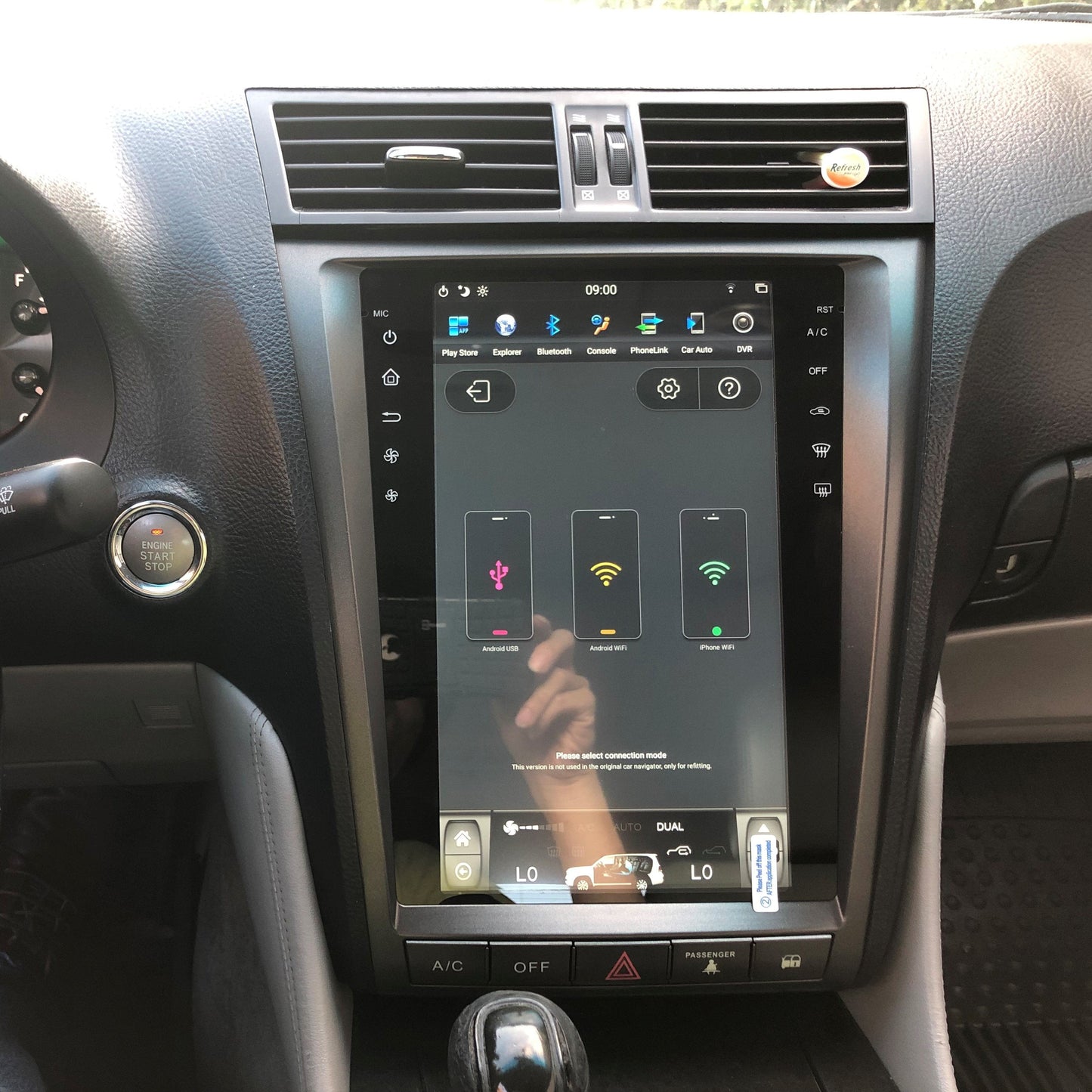 [open box] [ PX6 SIX-CORE ] 11.8" Vertical Screen Android 9 Fast boot Navigation Radio for Lexus GS 300 350 430 450h 460 2005 - 2011-Phoenix Automotive