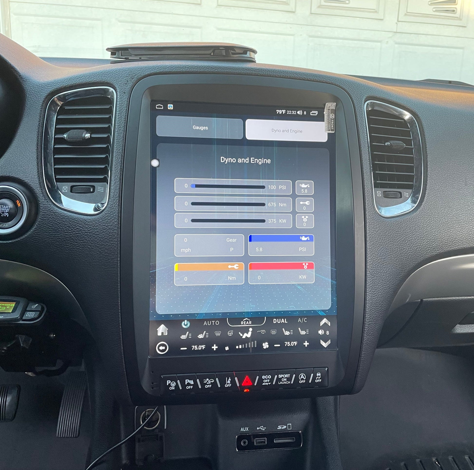 [ New ] 13” Android 13/14 Vertical Screen Navigation Radio for Dodge Durango 2011 - 2020-Phoenix Automotive