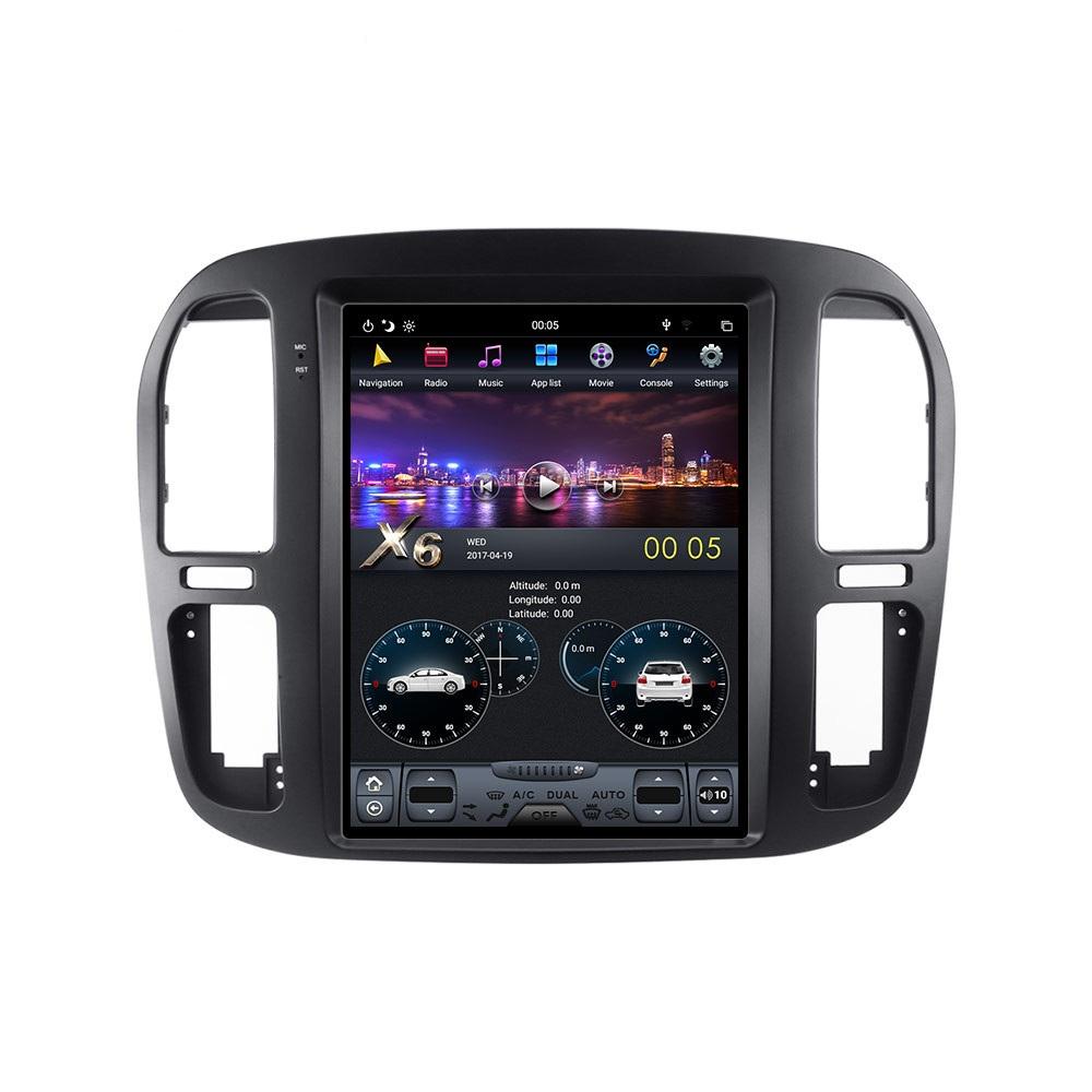 [ G6 octa-core ] 12.1" Vertical Screen Android 11 Navi Radio for Toyota Land Cruiser LC100 1999 - 2002-Phoenix Automotive