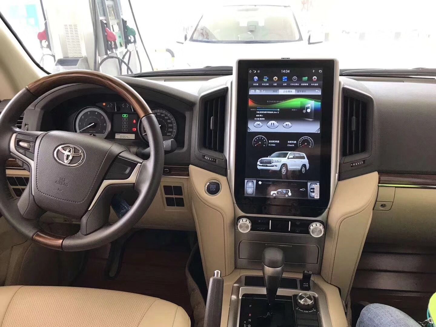 [ G6 octa-core ] 13.6" Vertical Screen Android 13 Fast boot Navi Radio for Toyota Land Cruiser 2016 2017-Phoenix Automotive