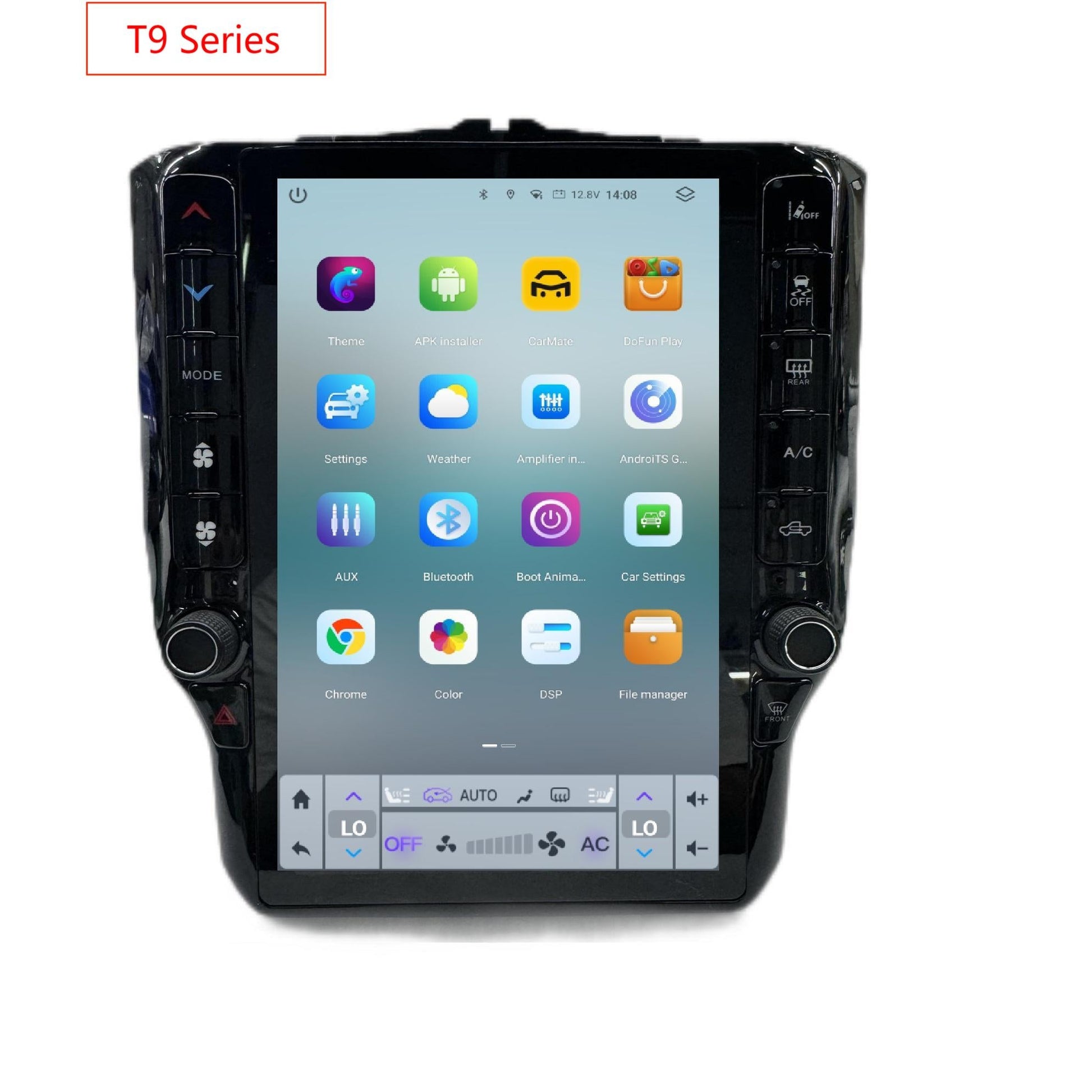 11.5” Android 13/14 Vertical Screen Navigation Radio for Dodge Ram 2019- 2024-Phoenix Automotive