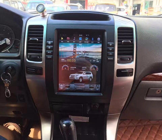 [ G6 octa-core ] 10.4" Vertical Screen Android 13 Fast boot Navigation Radio for Toyota Land Cruiser Prado 2003 - 2009-Phoenix Automotive