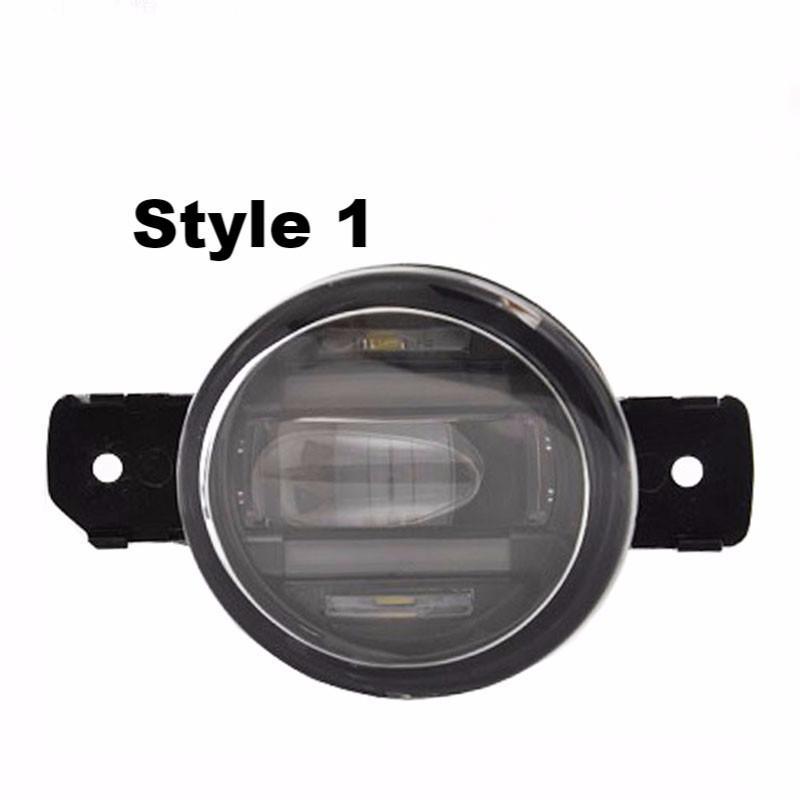 Pair Direct Bolt-on LED Fog Light Assembly Lamp for Nissan Maxima 2007 - 2017-Phoenix Automotive