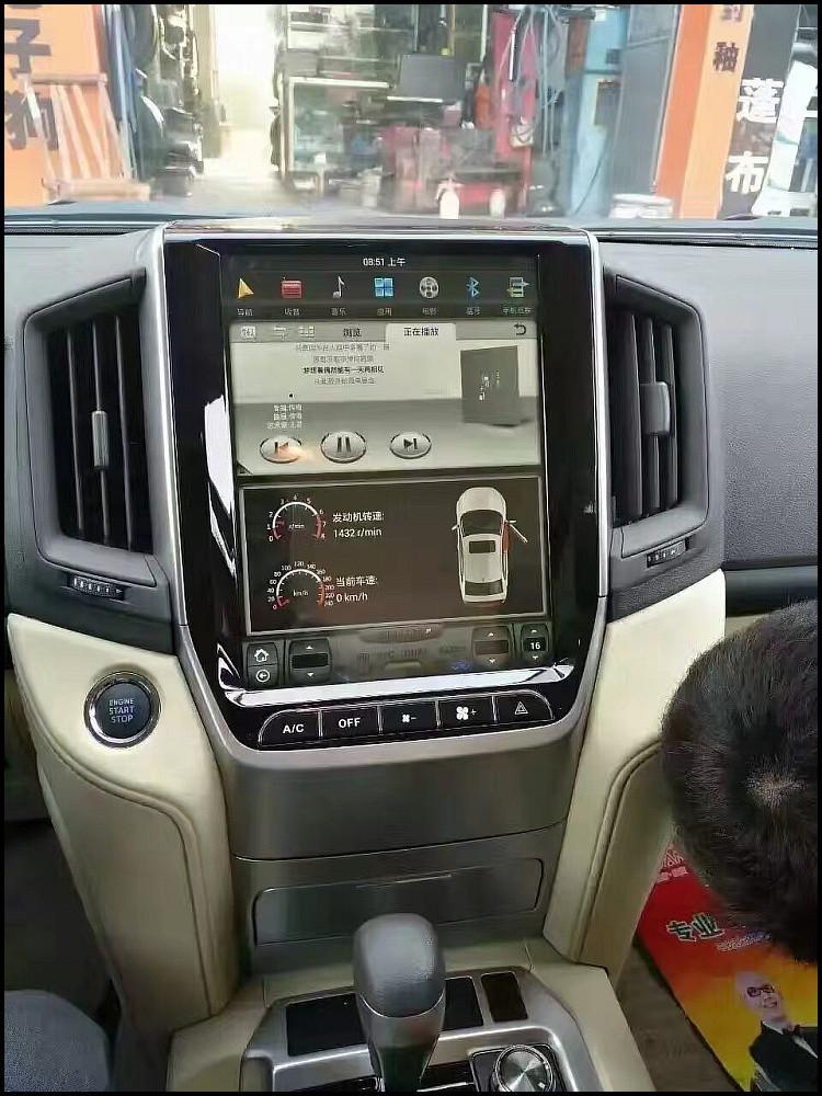 [open box] [ G6 octa-core ] 12.1" Vertical Screen Android 11 Fast Boot Navi Radio for Toyota Land Cruiser 2016 2017-Phoenix Automotive