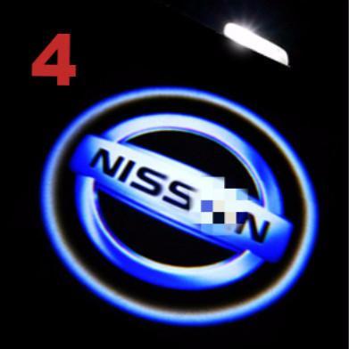 26 Style 2X Ghost Lights Door Step Welcome Lights for Nissan Altima Teana Armada Maxima Titan Quest-Phoenix Automotive