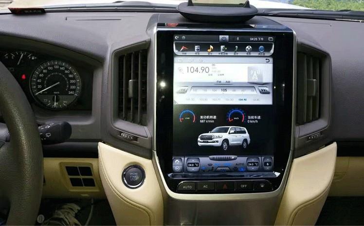 [open box] [ G6 octa-core ] 12.1" Vertical Screen Android 11 Fast Boot Navi Radio for Toyota Land Cruiser 2016 2017-Phoenix Automotive