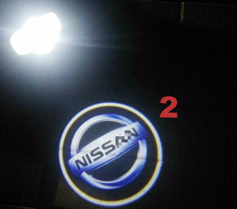 26 Style 2X Ghost Lights Door Step Welcome Lights for Nissan Altima Teana Armada Maxima Titan Quest-Phoenix Automotive