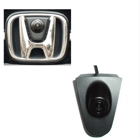 Front CCD camera w/ 6 m video cable for Honda Vehicles front emblem mounted-Phoenix Automotive