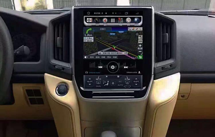 [open box] [ G6 octa-core ] 12.1" Vertical Screen Android 11 Fast Boot Navi Radio for Toyota Land Cruiser 2016 2017-Phoenix Automotive