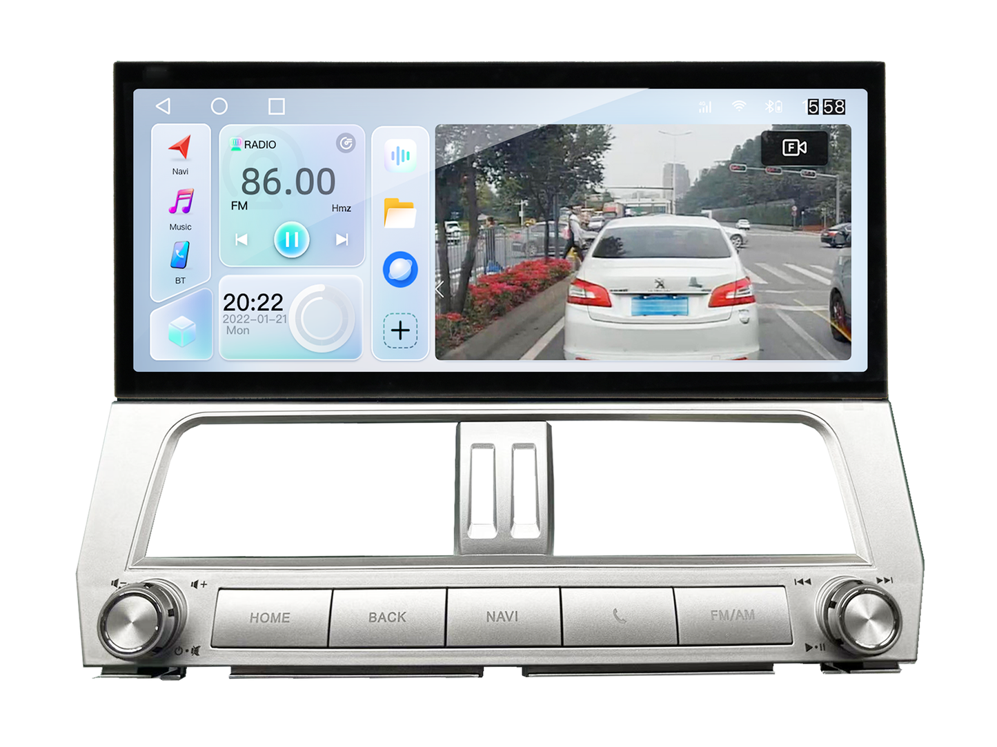 12.3 Inch Android 14 Universal Car Radio Stereo Android Auto Carplay for Toyota Prado 2018-2022-Phoenix Automotive