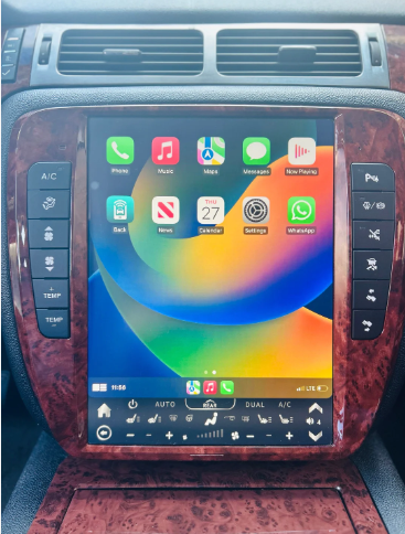 [NEW] 13" Android 13/14 Navigation Radio for Chevrolet Silverado Tahoe Suburban GMC Yukon Sierra Avalanche 2007 - 2014-Phoenix Automotive