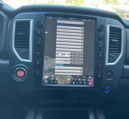 [ New ] 13” Android 13/14 Vertical Screen Navigation Radio for Nissan Titan (XD) 2016 - 2019-Phoenix Automotive