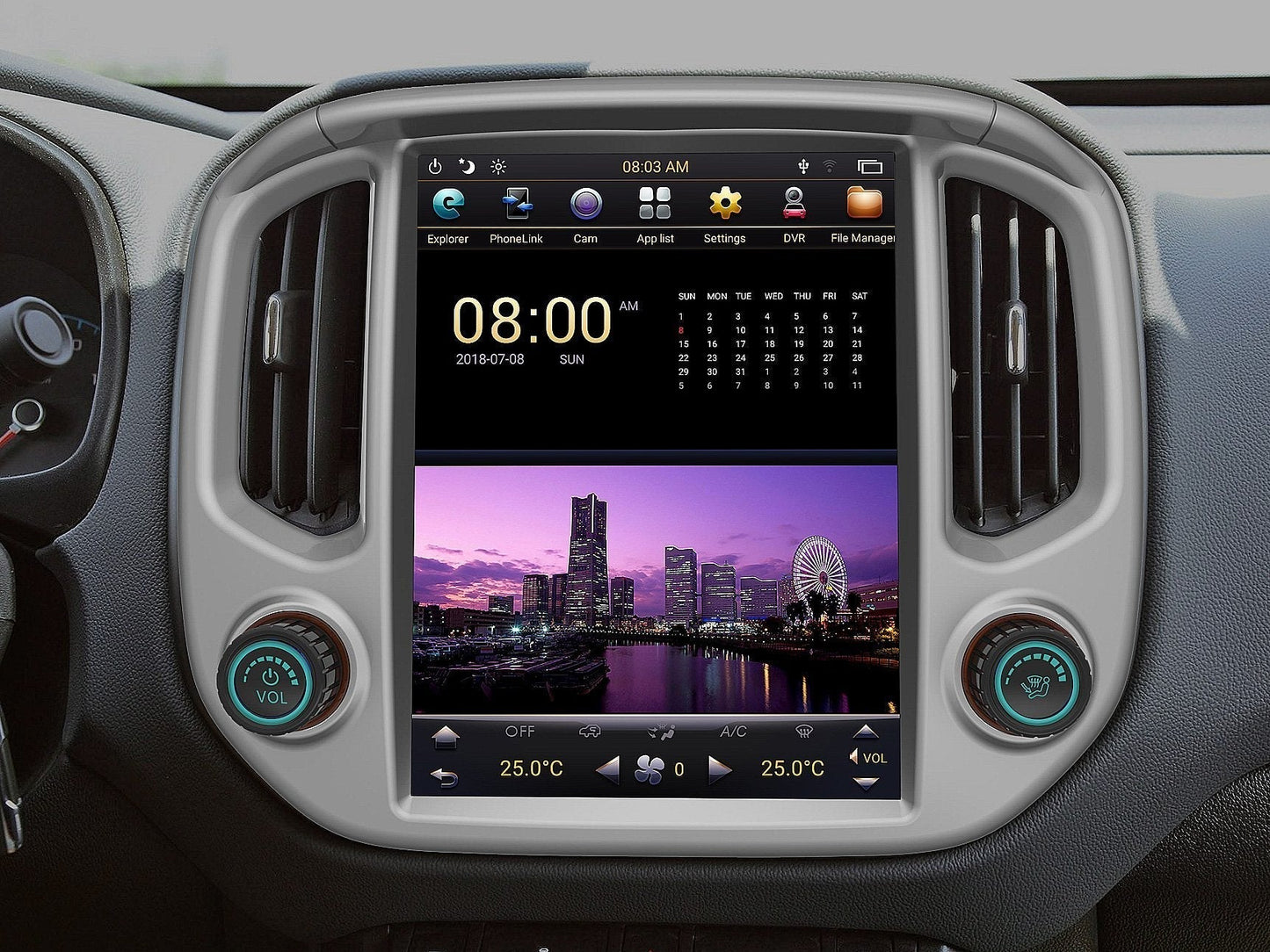 [ Open box ] [ PX6/Qualcomm 6125 ] 12.1" Android 9/12/13 Fast boot Vertical Screen Navigation Radio for Chevrolet Colorado GMC Canyon 2015 - 2018-Phoenix Automotive