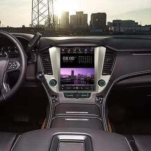 [Open box] 12.1" Android 9/12/13 Fast boot Vertical Screen Navigation Radio for Chevrolet Tahoe Suburban GMC Yukon 2015 - 2020-Phoenix Automotive