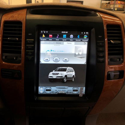10.4" Vertical Screen Android 14 Fast boot Navigation Radio for Lexus GX 470 2003 - 2009-Phoenix Automotive