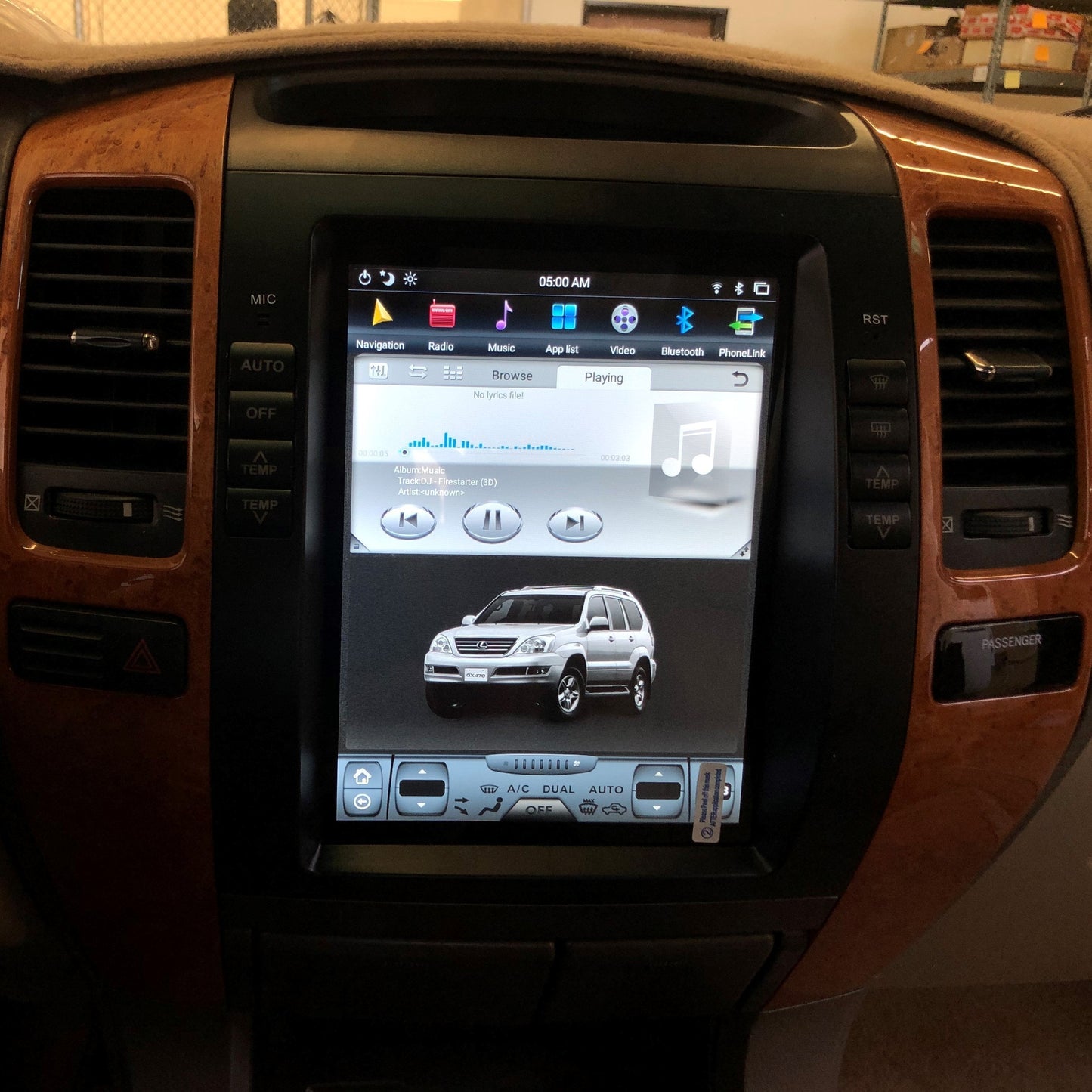 [Open box] [ G6 octa-core ] 10.4" Vertical Screen Android 13 Fast boot Navigation Radio for Lexus GX 470 2003 - 2009-Phoenix Automotive