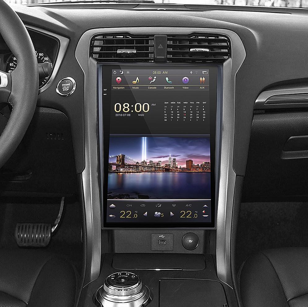 [Open box] [PX6 SIX-CORE] 13.6" Vertical screen Android 9 Fast boot Navigation radio for Ford Fusion 2013-2020-Phoenix Automotive