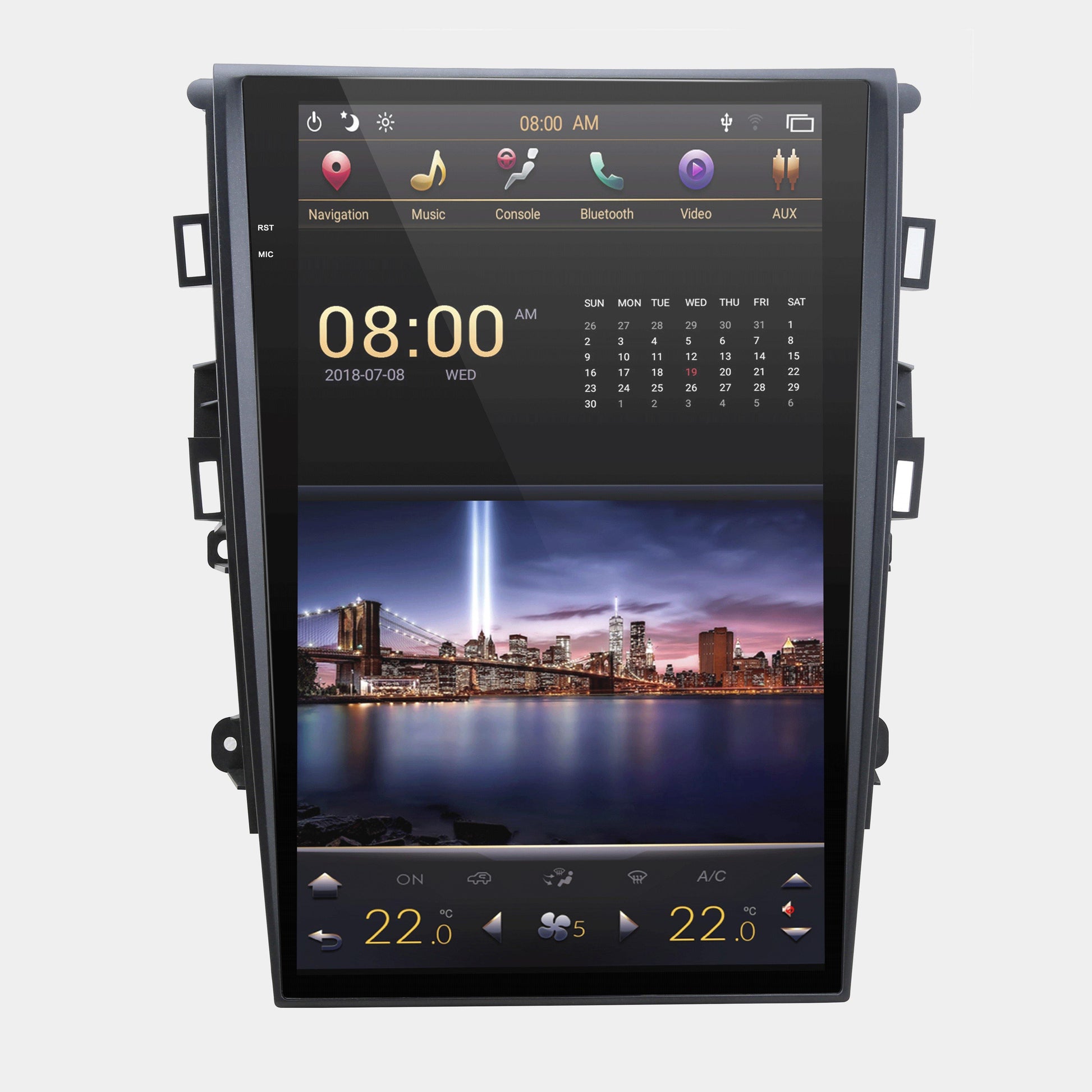 [Open box] [ PX6 SIX-CORE ] 13.6" Vertical screen Android 9 Fast boot Navigation radio for Ford Fusion 2013-2020-Phoenix Automotive