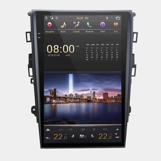 [Open box] [ PX6 SIX-CORE ] 13.6" Vertical screen Android 9 Fast boot Navigation radio for Ford Fusion 2013-2020-Phoenix Automotive