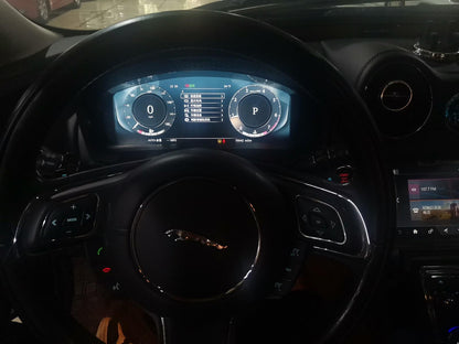 12.3 inch LCD Screen Digital Cluster Gauge for Jaguar XJL 2010-2015 Speedometer Replacement Dashboard Instrument Cluster Digital Display Panel-Phoenix Automotive