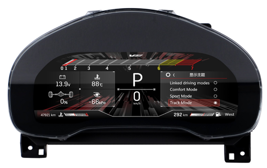 12.3 inch LCD Screen Digital Cluster Gauge for Cadillac XTS/CTS 2014-2019 Speedometer Replacement Dashboard Instrument Cluster Digital Display Panel-Phoenix Automotive