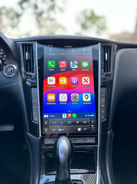 13.6" ANDROID 14 FAST BOOT VERTICAL SCREEN NAV RADIO FOR INFINITI Q50 Q60-Phoenix Automotive