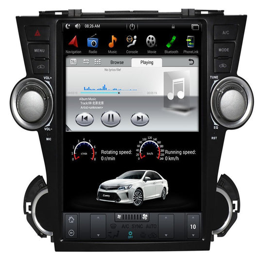 Open box [ PX6 Six-core ] 12.1" Android 9 Fast boot Navigation Radio for Toyota Highlander 2009 - 2013-Phoenix Automotive