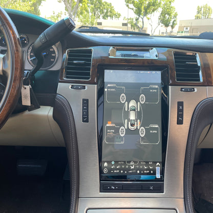[open box] 13.6" Android 12/13/14 VERTICAL SCREEN Navigation Radio for Cadillac Escalade 2007 - 2014-Phoenix Automotive