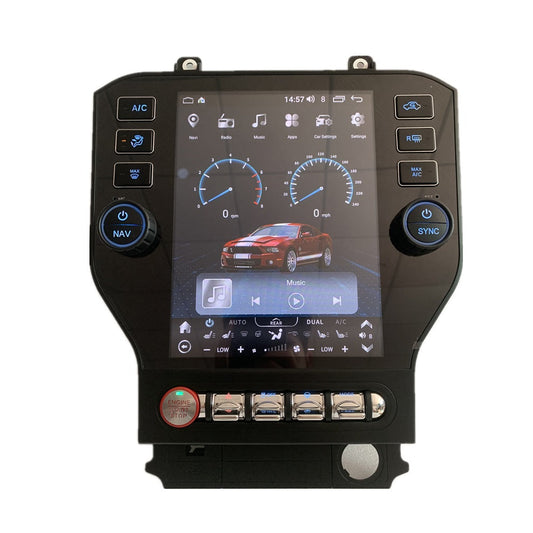 [Open Box] 10.4" Android 9/12/13 Fast Boot Vertical Screen Navigation Radio for Ford Mustang 2015 - 2023-Phoenix Automotive