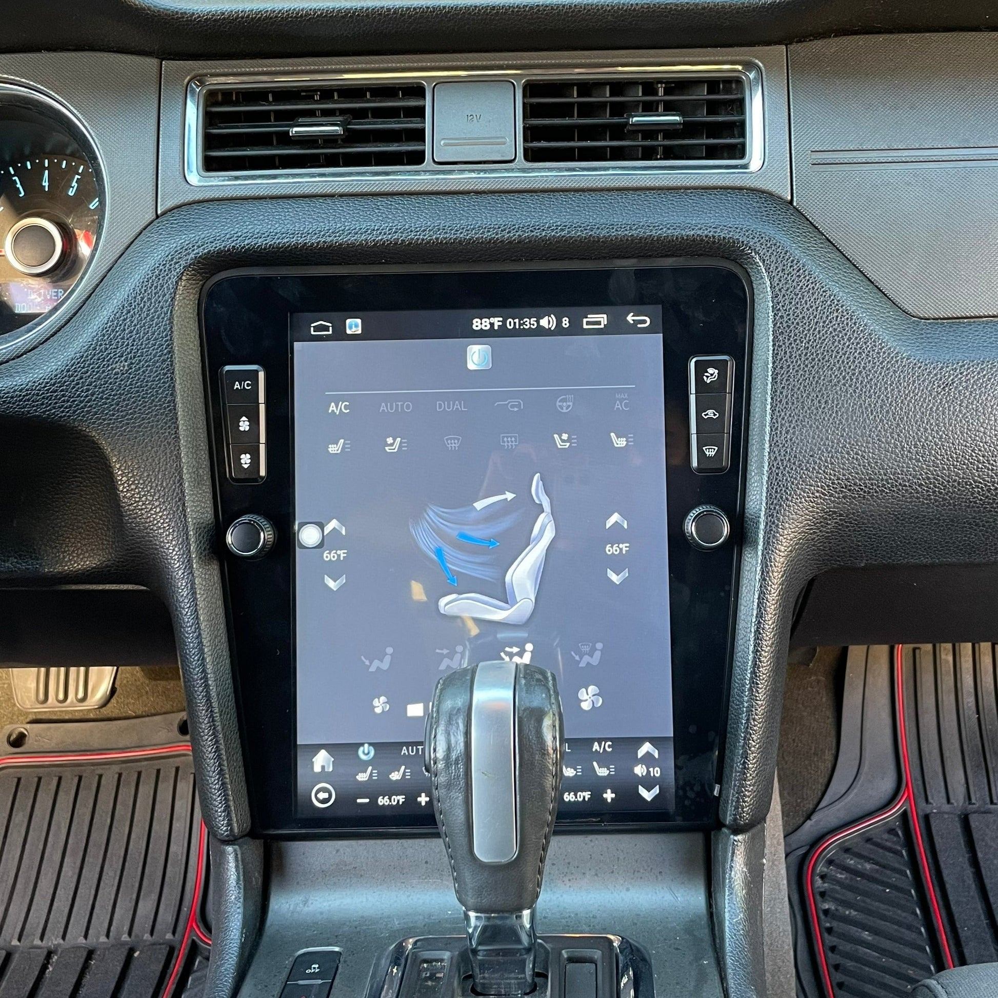 [Open box]12.1" Vertical Screen Android 10/12/13 Fast boot Navigation Radio for Ford Mustang 2010 - 2014-Phoenix Automotive