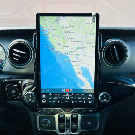 [ Hot-sale ] 14.5/12.1”Android 13 Vertical Screen Navigation Radio for Jeep Wrangler/Rubicon/Gladiator 2018 - 2023-Phoenix Automotive