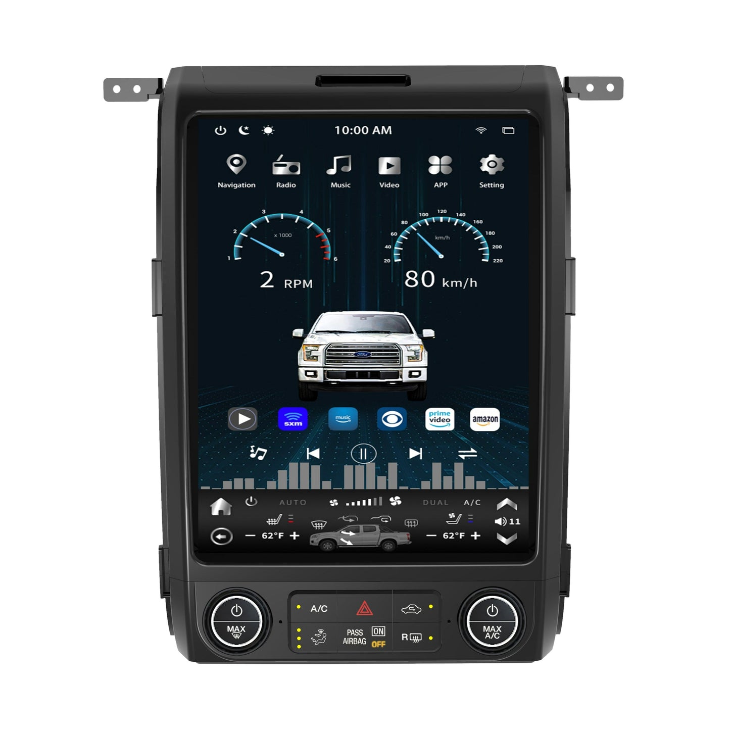[Open box] 13” Android 9/10/12/13 Vertical Screen Navigation Radio for Ford F-150 2009 - 2014-Phoenix Automotive