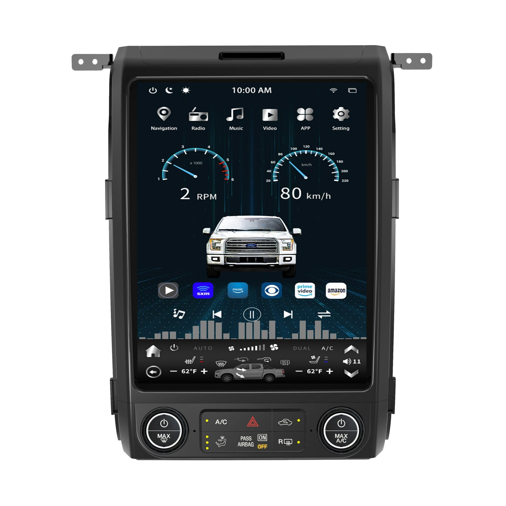 [Open box] 13” Android 9/10/12/13 Vertical Screen Navigation Radio for Ford F-150 2009 - 2014-Phoenix Automotive