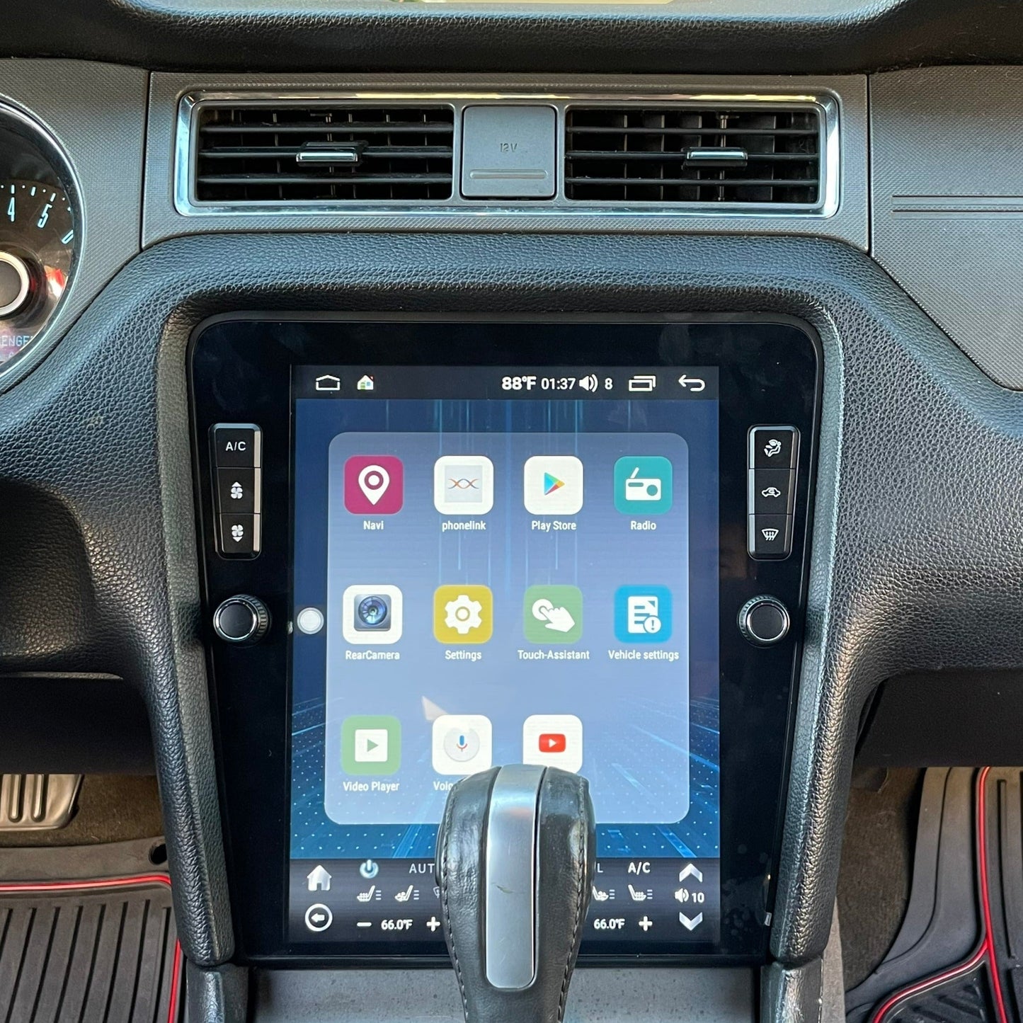 [Open box]12.1" Vertical Screen Android 10/12/13 Fast boot Navigation Radio for Ford Mustang 2010 - 2014-Phoenix Automotive
