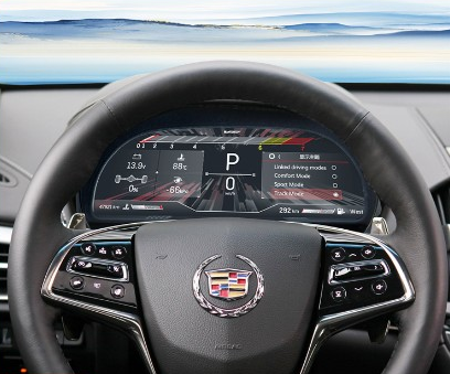 12.3 inch LCD Screen Digital Cluster Gauge for Cadilac ATS/ATS-L 2014-2017 Speedometer Replacement Dashboard Instrument Cluster Digital Display Panel-Phoenix Automotive