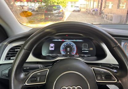 12.3 inch LCD Screen Digital Cluster Gauge for Audi A4 2013-2016 Speedometer Replacement Dashboard Instrument Cluster Digital Display Panel-Phoenix Automotive