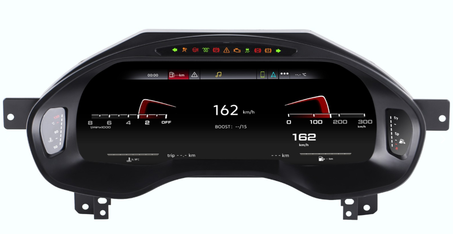12.3 inch LCD Screen Digital Cluster Gauge for Audi A6/A7 2013-2018 Speedometer Replacement Dashboard Instrument Cluster Digital Display Panel-Phoenix Automotive