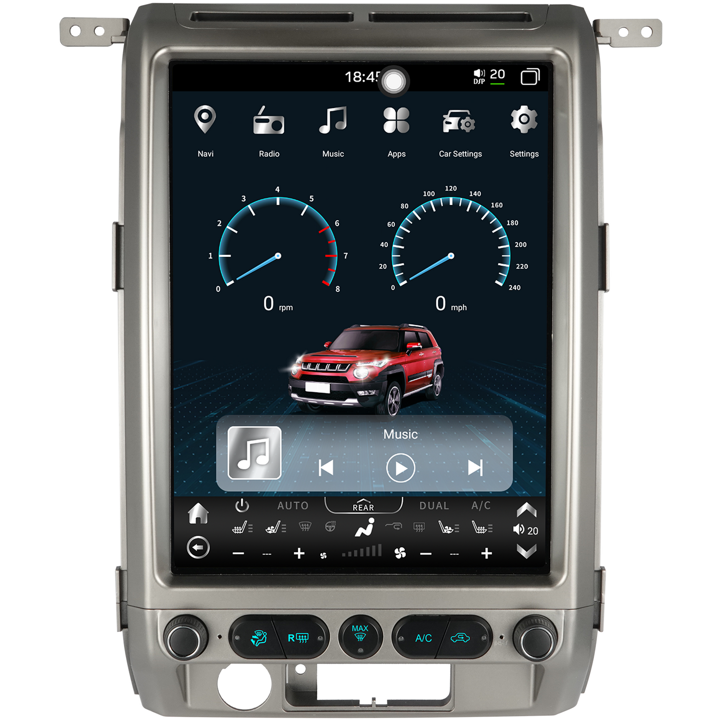 13/14.5 inch vertical screen Android 13/14 Fast boot navigation receiver for 2009 - 2014 Ford F-150-Phoenix Automotive