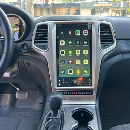 13.6" Vertical Screen Android 13/14 Fast boot Navigation Radio for Jeep Grand Cherokee 2014 - 2022-Phoenix Automotive