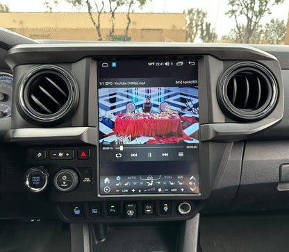 12.1” Android 13/14 fast boot Vertical Screen Navigation Radio for Toyota Tacoma 2016 - 2023-Phoenix Automotive