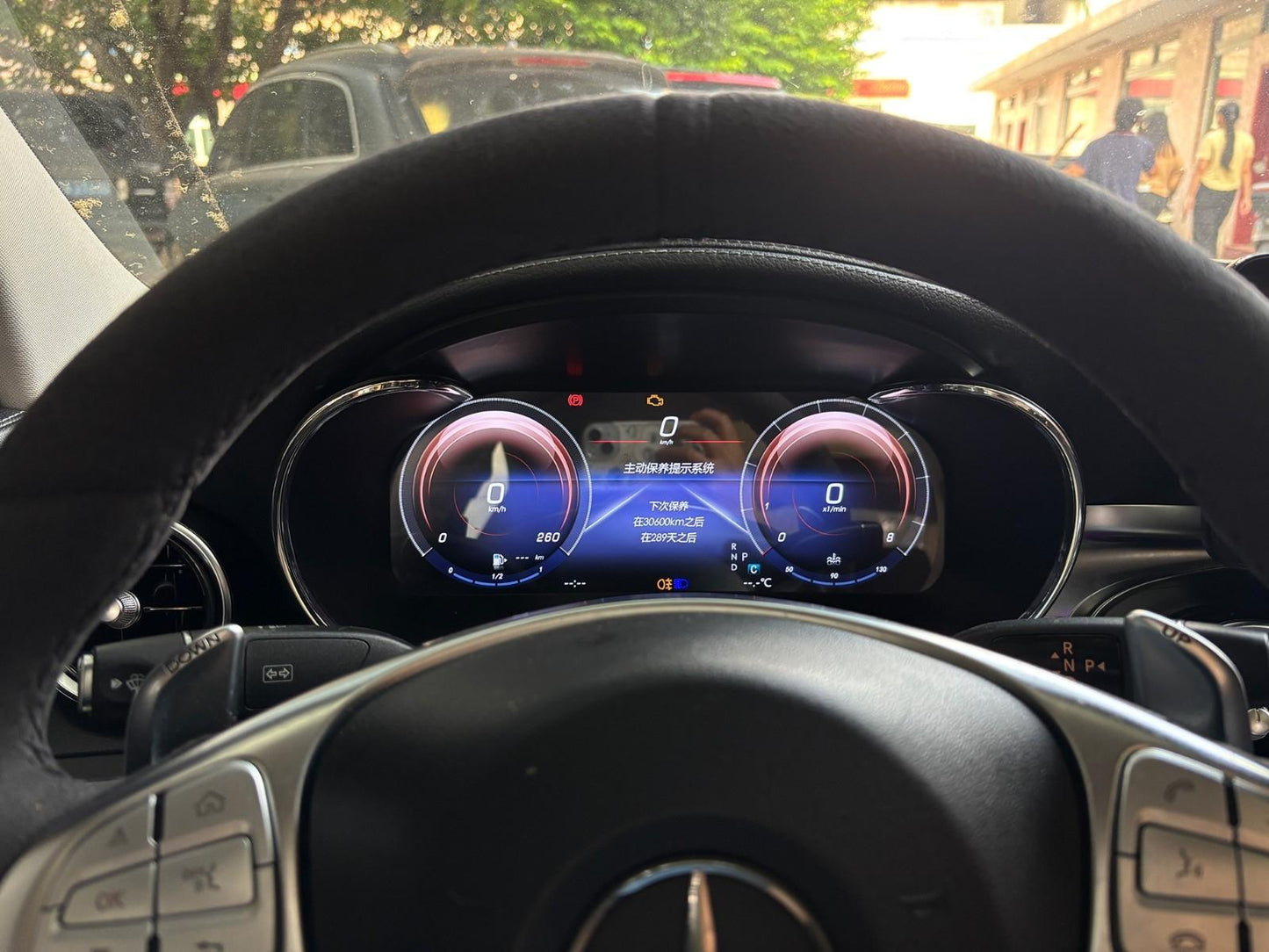 12.3 inch LCD Screen Digital Cluster Gauge for Mercedes-Benz C-Class/GLC 2016-2020 Speedometer Replacement Dashboard Instrument Cluster Digital Display Panel-Phoenix Automotive