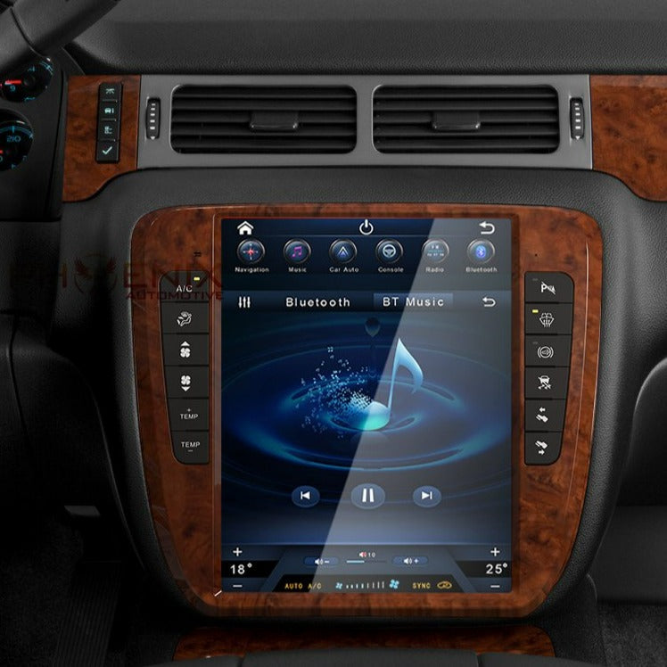 13" Android 13/14 Navigation Radio for Chevrolet Silverado Tahoe Suburban GMC Yukon Sierra Avalanche 2007 - 2014-Phoenix Automotive