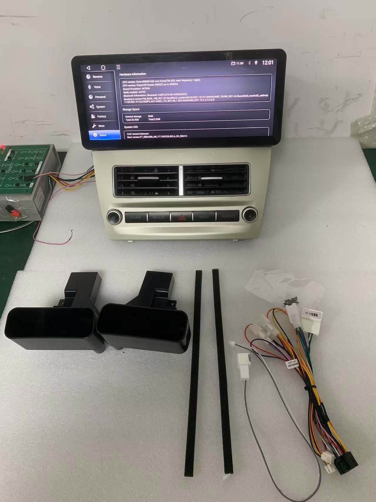 12.3 Inch Universal Car Radio Stereo Android Auto Carplay for Toyota camry 2008-2012-Phoenix Automotive