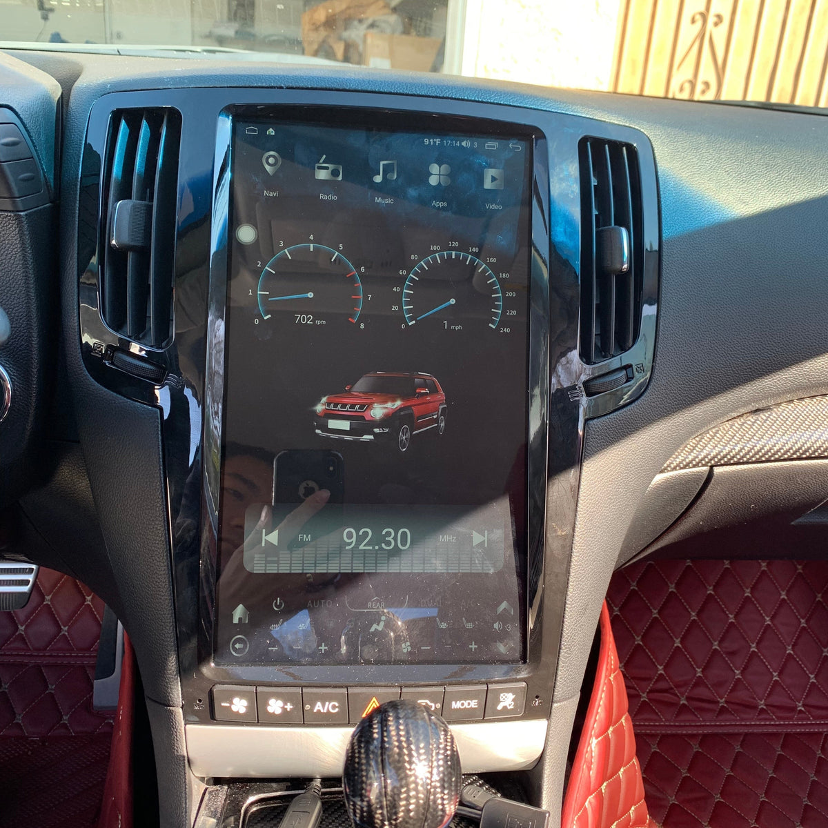 [Open box] 13.6" Vertical Screen Android 10/12 Fast boot Navigation Receiver for Infiniti G25 G35 G37 Q40 Q60 2007 - 2015-Phoenix Automotive