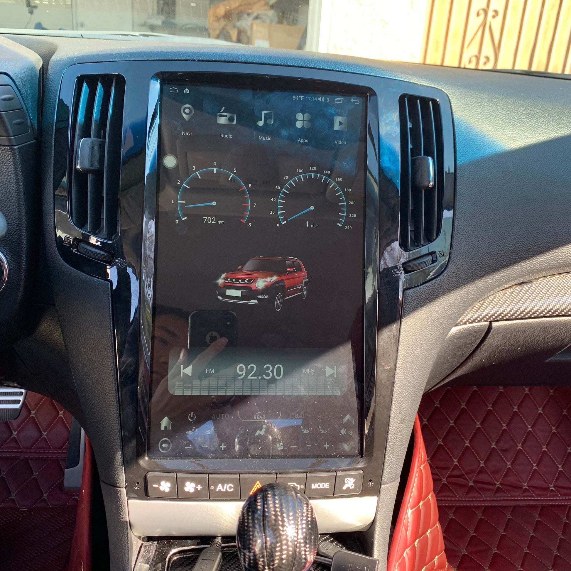 Qualcomm6125/Sc7870 13.6" Vertical Screen Android 13/14 Fast boot Navigation Receiver for Infiniti G25 G35 G37 Q40 Q60 2007 - 2015-Phoenix Automotive