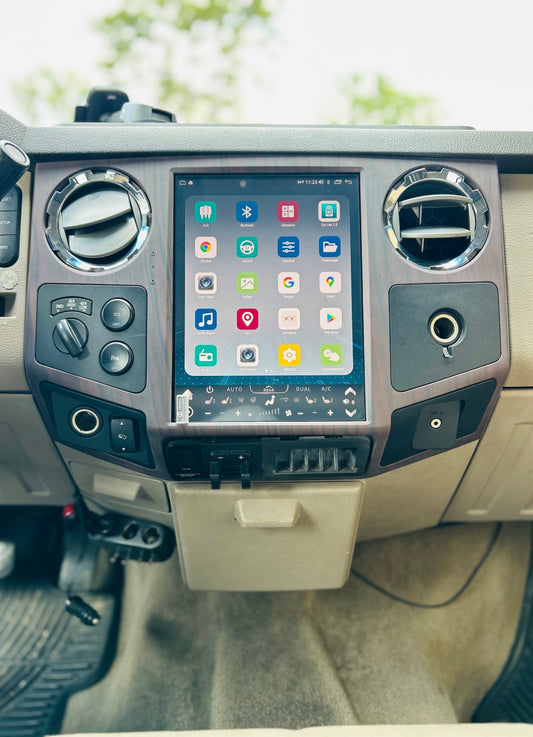 12.1 inch Android 13/14 Vertical Screen Navigation Radio for Ford F-250 F-350 Super Duty trucks 2008 - 2016-Phoenix Automotive