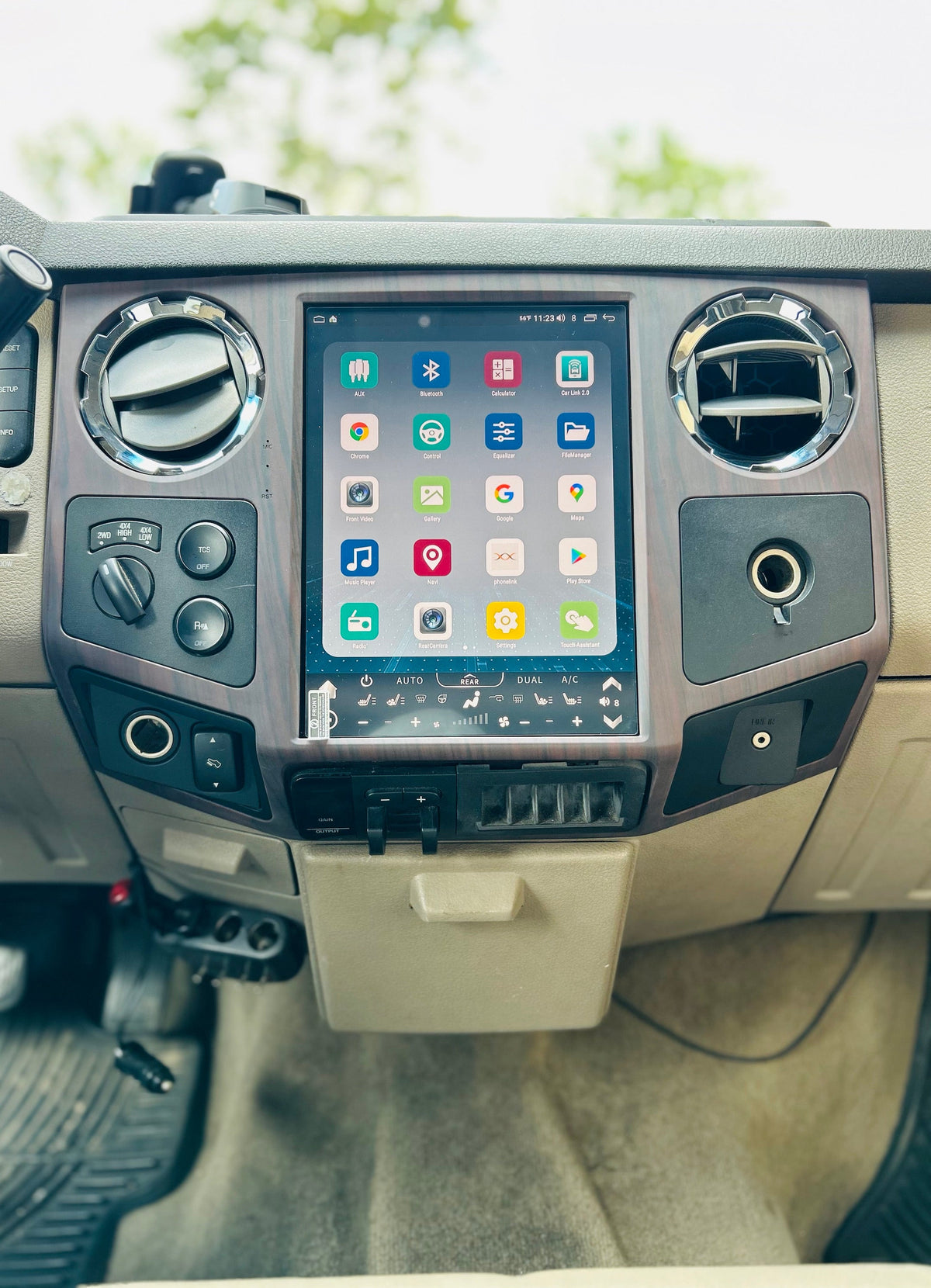 [Open Box] 12.1 inch Android 13/14 Vertical Screen Navigation Radio for Ford F-250 F-350 Super Duty trucks 2008 - 2016-Phoenix Automotive