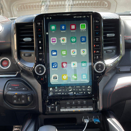 [Open box] 13.6” Android 12 Vertical Screen Navigation Radio for Dodge Ram 2019- 2024-Phoenix Automotive