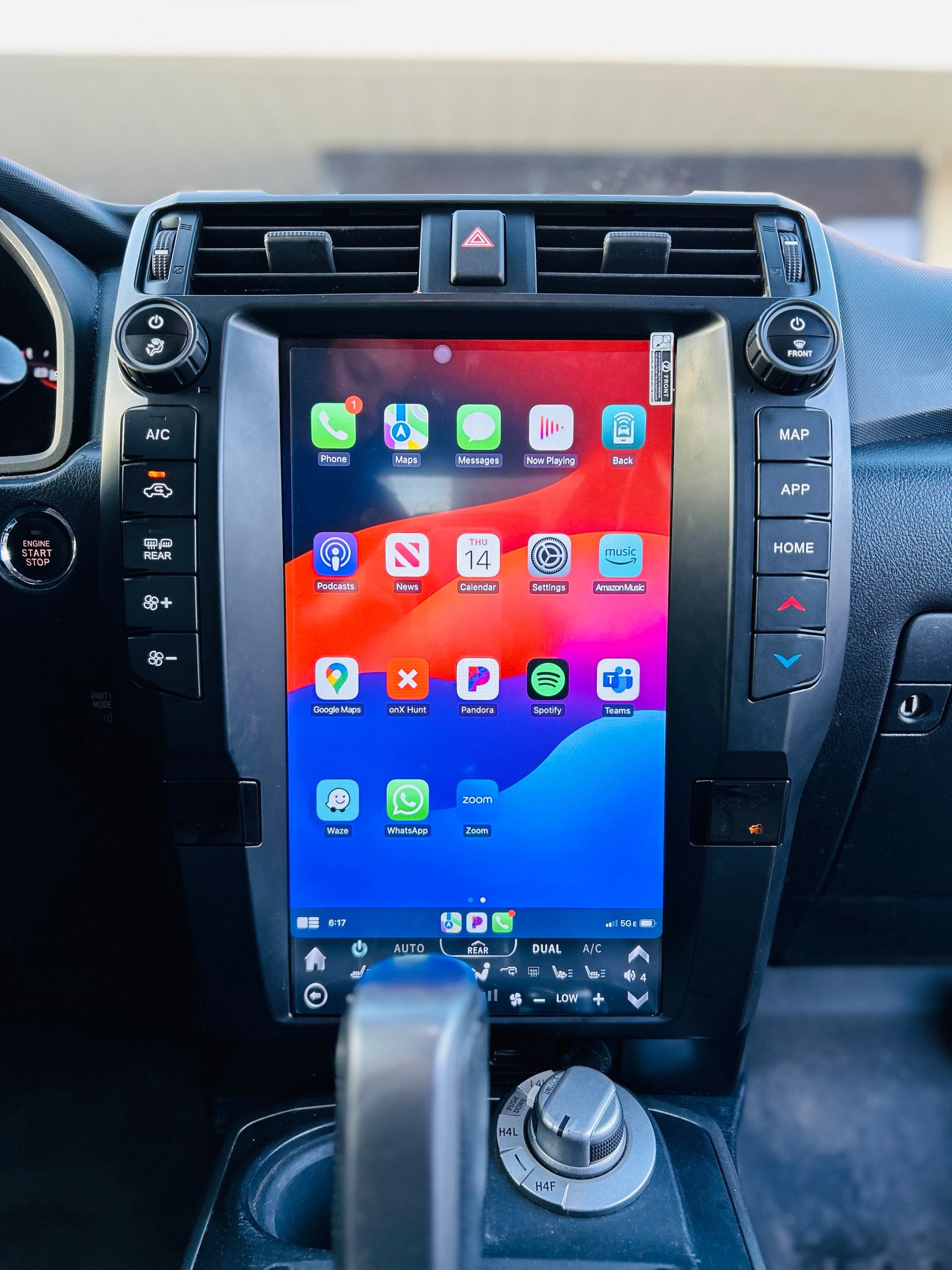 16" Vertical Screen Android 13/14 fast boot Navi Radio for Toyota 4Runner 2010 - 2023-Phoenix Automotive